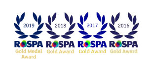 RoSPA 2016-2019 Awards Logo
