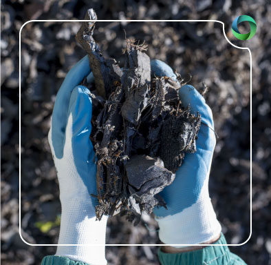 Professional asbestos abatement in a commercial building